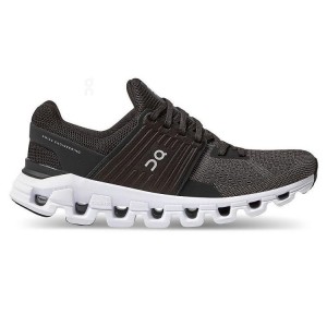 Zapatillas Running On Cloud Cloudswift Mujer Negras Blancas | EC_ON9124