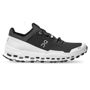 Zapatillas Trail Running On Cloud Cloudultra Hombre Negras Blancas | EC_ON8950
