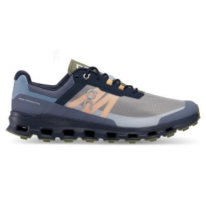 Zapatillas Trail Running On Cloud Cloudvista Hombre Gris Verde Oliva | EC_ON8669
