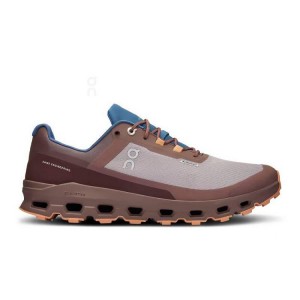 Zapatillas Trail Running On Cloud Cloudvista Waterproof Hombre Marrones | EC_ON8106