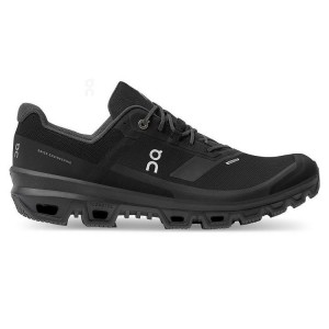 Zapatillas Trail Running On Cloud Cloudventure Waterproof Hombre Negras | EC_ON8239
