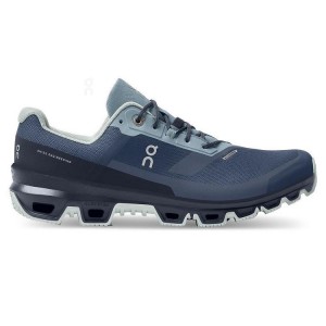 Zapatillas Trail Running On Cloud Cloudventure Waterproof Hombre Azul Marino | EC_ON8574