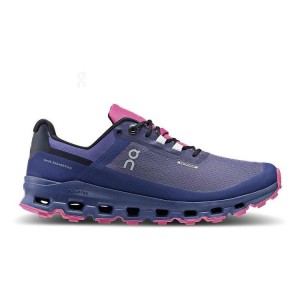 Zapatillas Trail Running On Cloud Cloudvista Waterproof Mujer Moradas | EC_ON8327