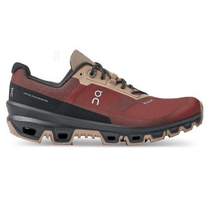 Zapatillas Trail Running On Cloud Cloudventure Waterproof Mujer Burdeos | EC_ON9145