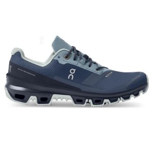 Zapatillas Trail Running On Cloud Cloudventure Waterproof Mujer Azul Marino | EC_ON8639