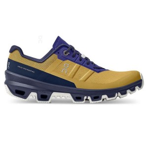 Zapatillas Trail Running On Cloud Cloudventure Mujer Amarillo Moradas | EC_ON8658