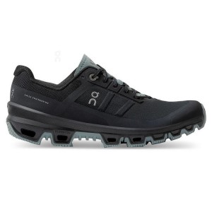 Zapatillas Trail Running On Cloud Cloudventure Mujer Negras | EC_ON8595