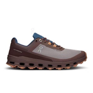 Zapatillas Trail Running On Cloud Cloudvista Waterproof Mujer Marrones | EC_ON8212