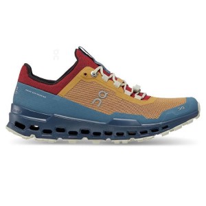 Zapatillas de Senderismo On Cloud Cloudultra Mujer Amarillo Azules | EC_ON8960