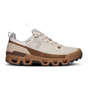 Zapatillas de Senderismo On Cloud Cloudwander Waterproof Hombre Marrones | EC_ON8196