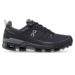 Zapatillas de Senderismo On Cloud Cloudwander Waterproof Hombre Negras | EC_ON8394